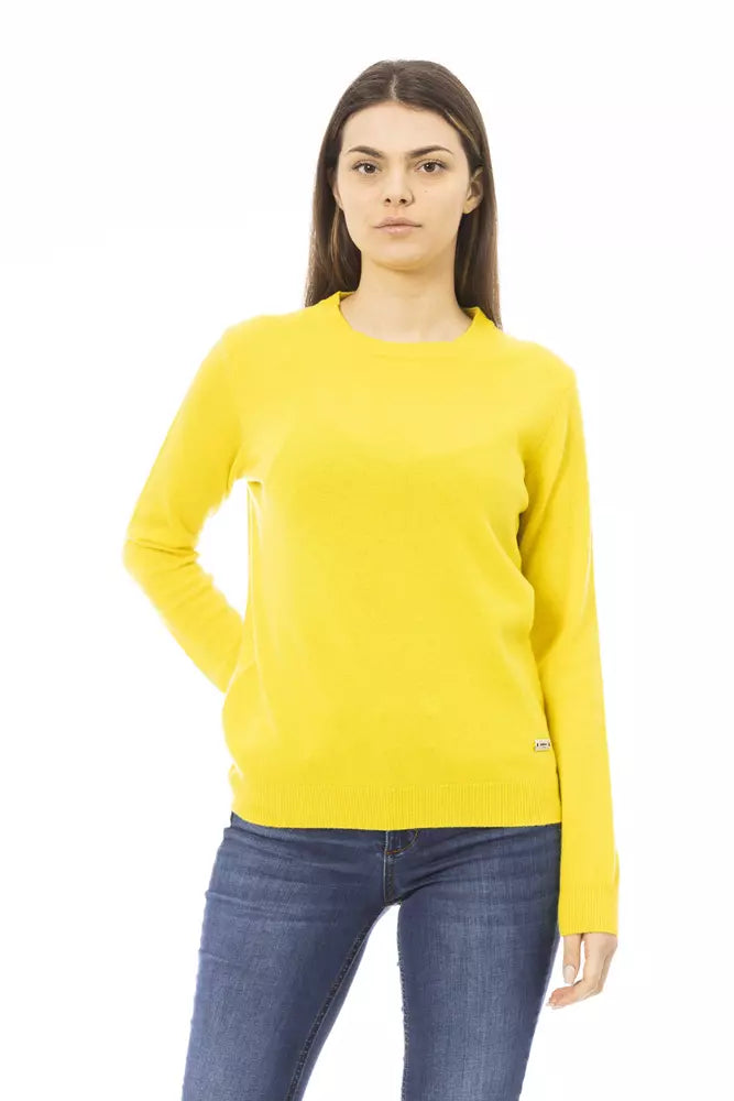 Baldinini Trend Yellow Wool Women Sweater by Baldinini Trend