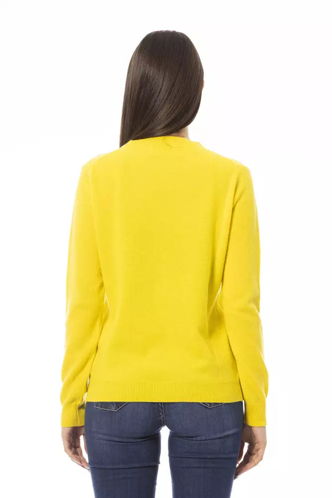 Baldinini Trend Yellow Wool Women Sweater by Baldinini Trend