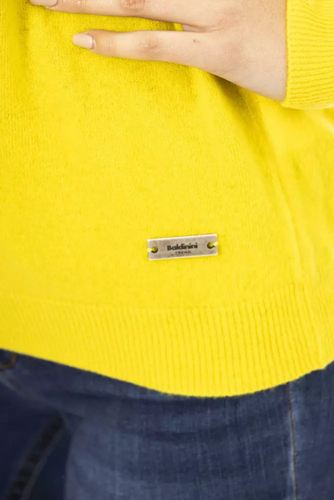 Baldinini Trend Yellow Wool Women Sweater by Baldinini Trend