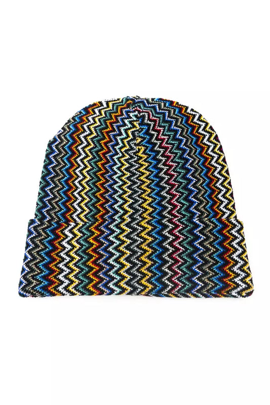 Chapeau homme en laine multicolore Missoni