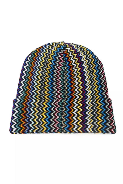 Chapeau homme en laine multicolore Missoni