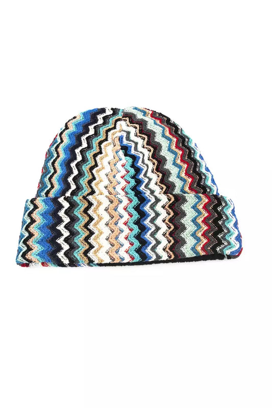 Chapeau homme en laine multicolore Missoni