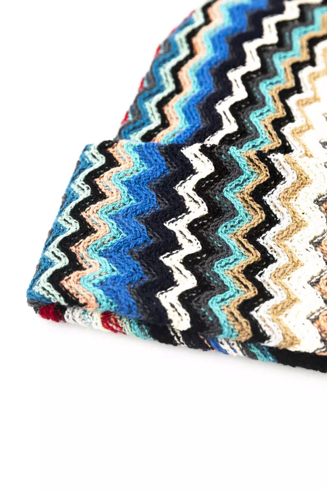 Chapeau homme en laine multicolore Missoni