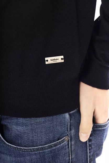 Baldinini Trend Blue Fabric Men Sweater by Baldinini Trend