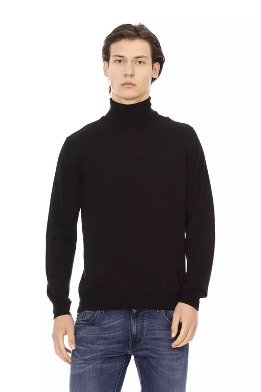 Baldinini Trend Black Fabric Men Sweater by Baldinini Trend