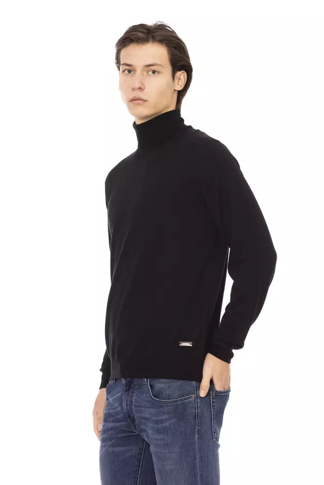 Baldinini Trend Black Fabric Men Sweater by Baldinini Trend