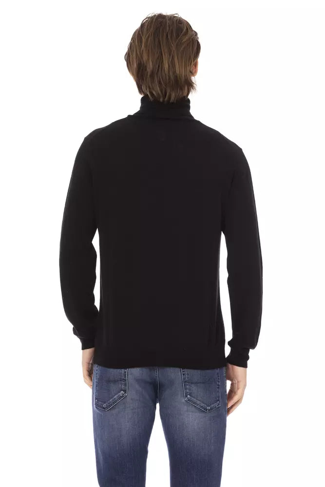 Baldinini Trend Black Fabric Men Sweater by Baldinini Trend