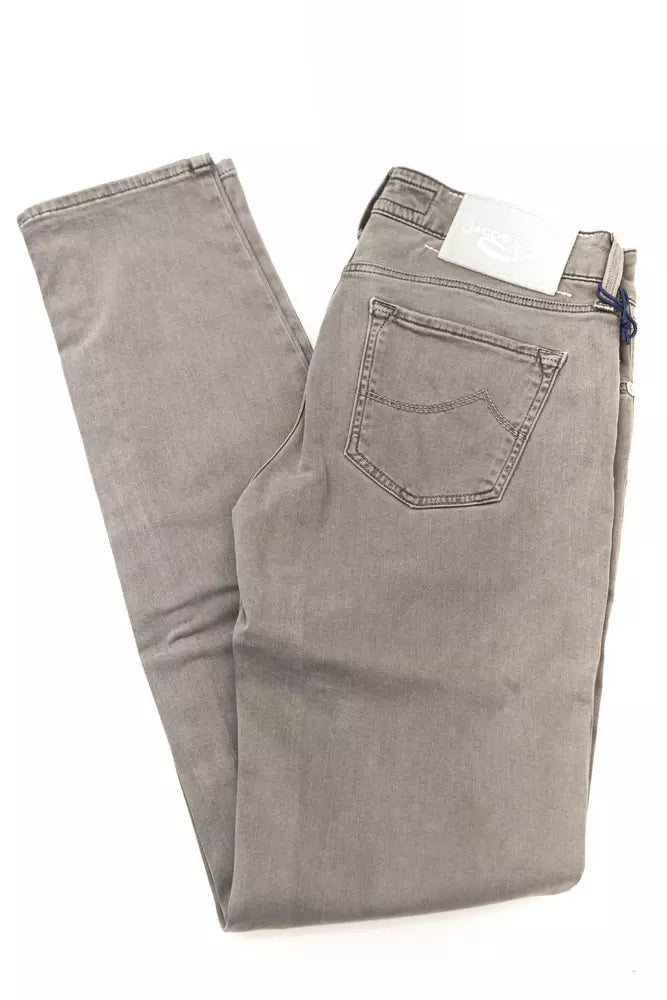 Jacob Cohen Gray Cotton Women Jeans by Jacob Cohen