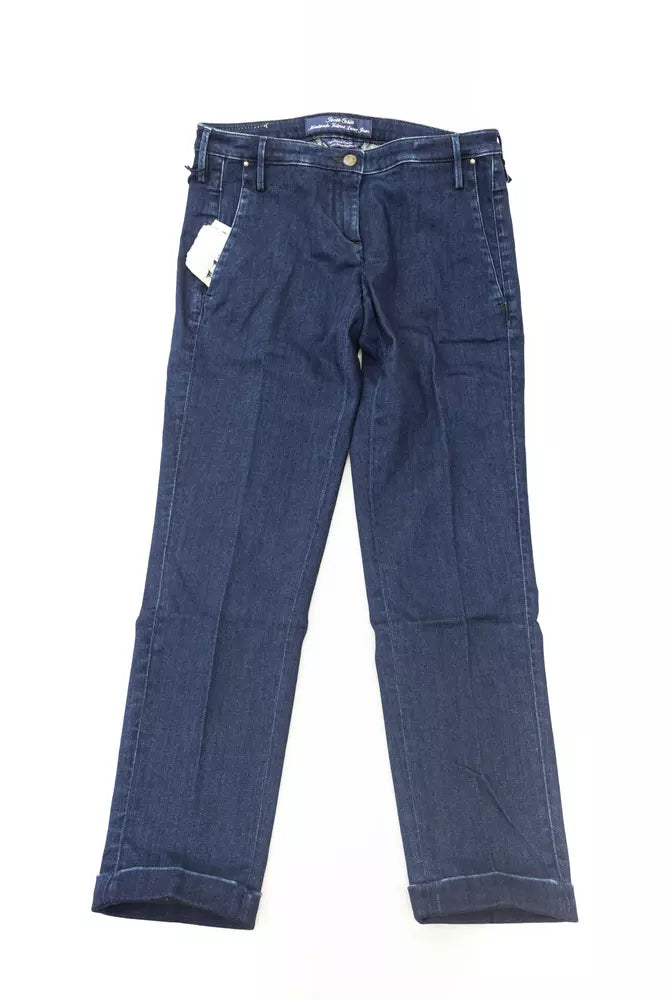 Jacob Cohen Blue Cotton Women Jeans by Jacob Cohen