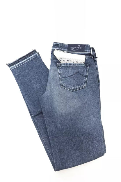 Jacob Cohen Blue Cotton Women Jeans by Jacob Cohen