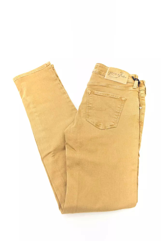Jacob Cohen Beige Cotton Women Jeans by Jacob Cohen