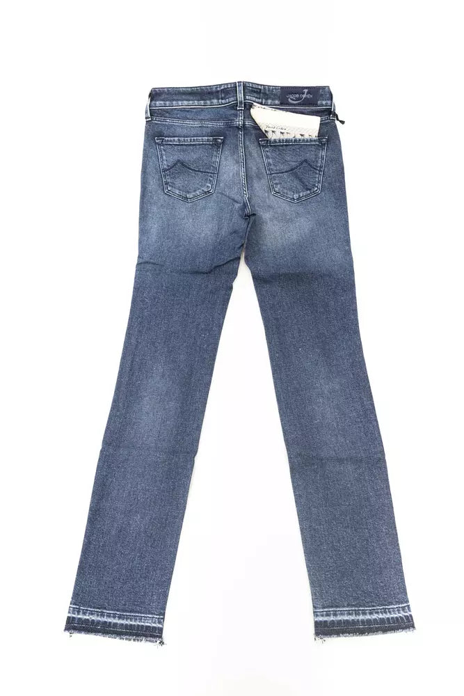 Jacob Cohen Blue Cotton Women Jeans by Jacob Cohen