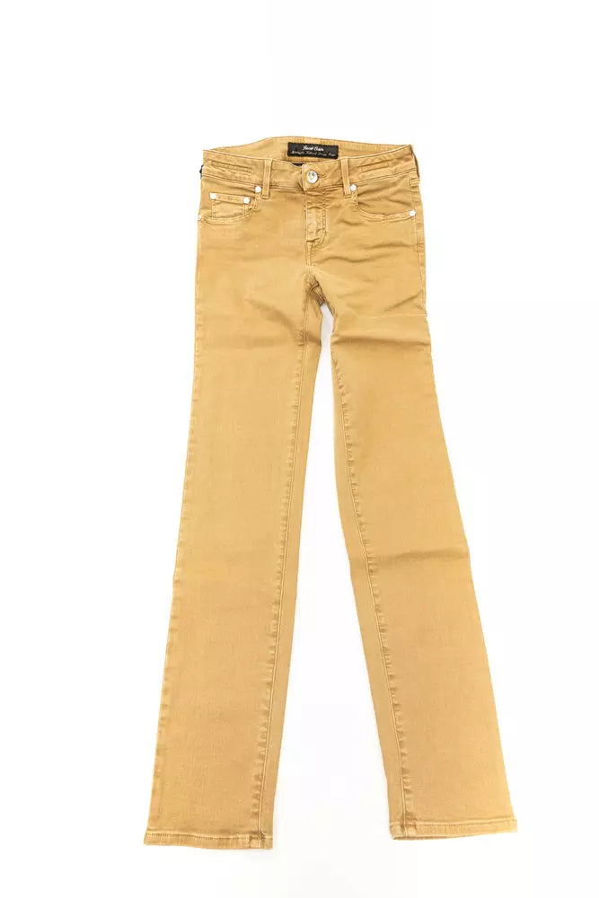 Jacob Cohen Beige Cotton Women Jeans by Jacob Cohen