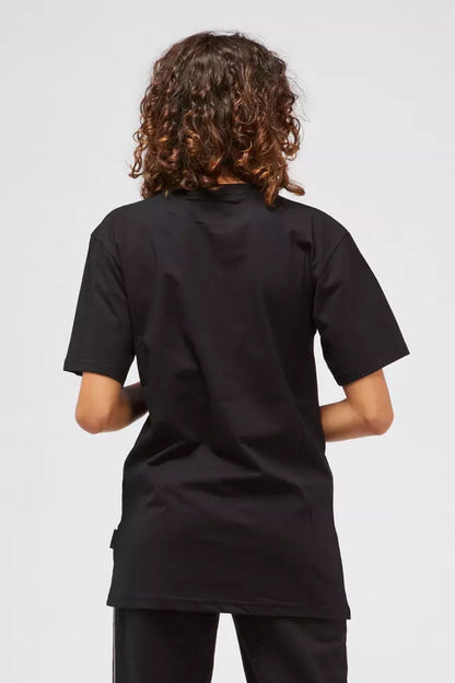 T-shirt femme en coton noir Custo Barcelona