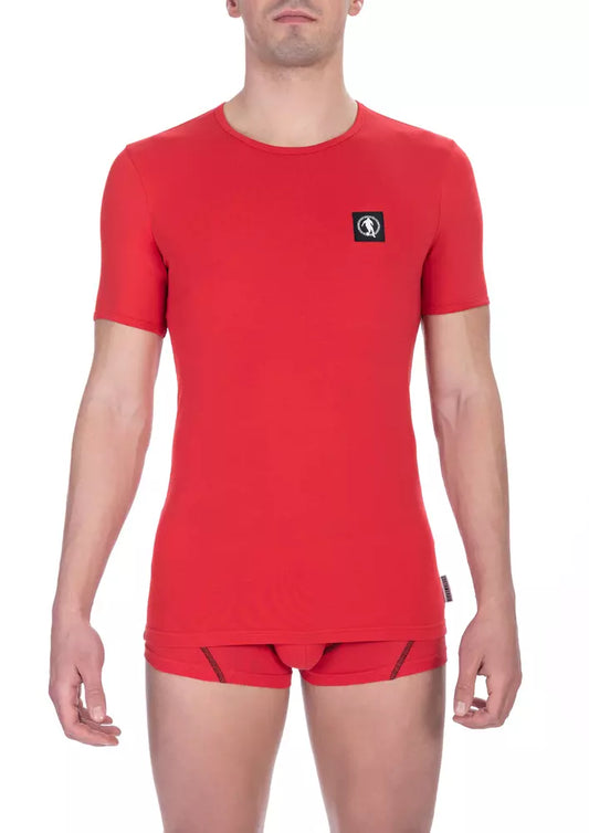 T-shirt Bikkembergs en coton rouge pour homme