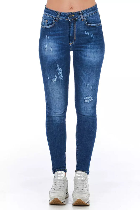 Frankie Morello Blue Denim Women Jeans by Frankie Morello