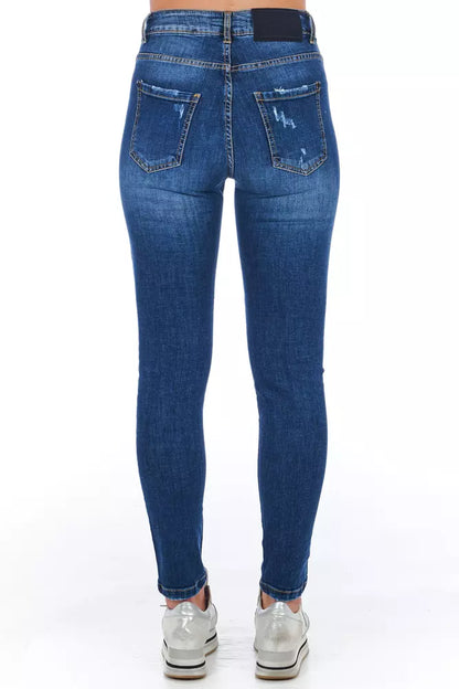 Frankie Morello Blue Denim Women Jeans by Frankie Morello