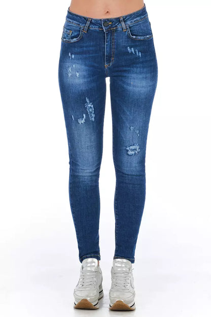 Frankie Morello Blue Denim Women Jeans by Frankie Morello