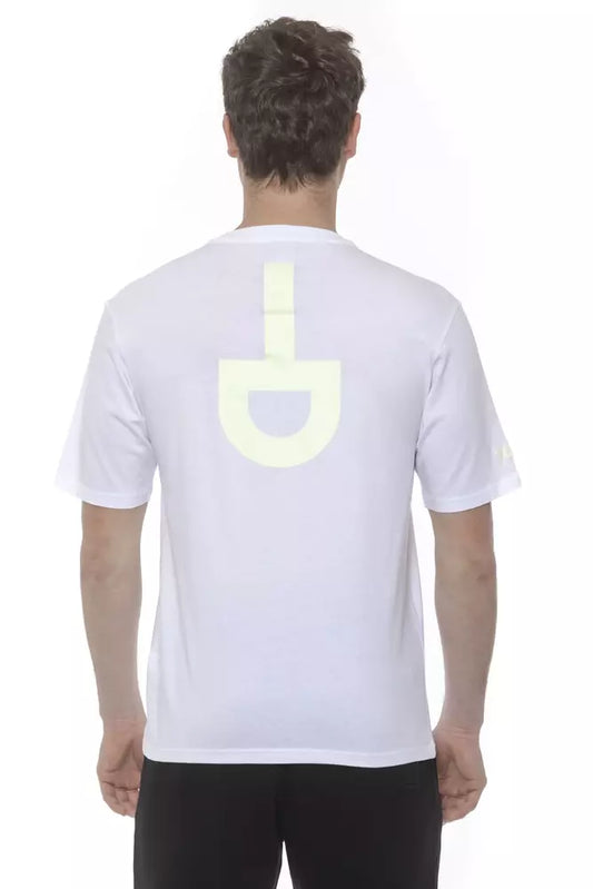 T-shirt homme en coton blanc Tond