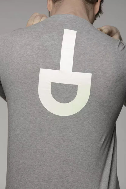 T-shirt gris en coton pour homme