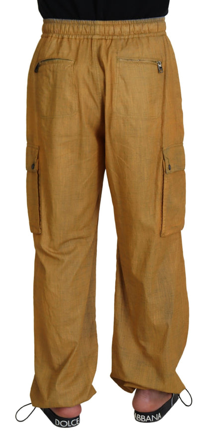 Pantalon élégant en lin italien Dolce &amp; Gabbana