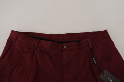 Short élégant en coton mélangé marron Dolce &amp; Gabbana