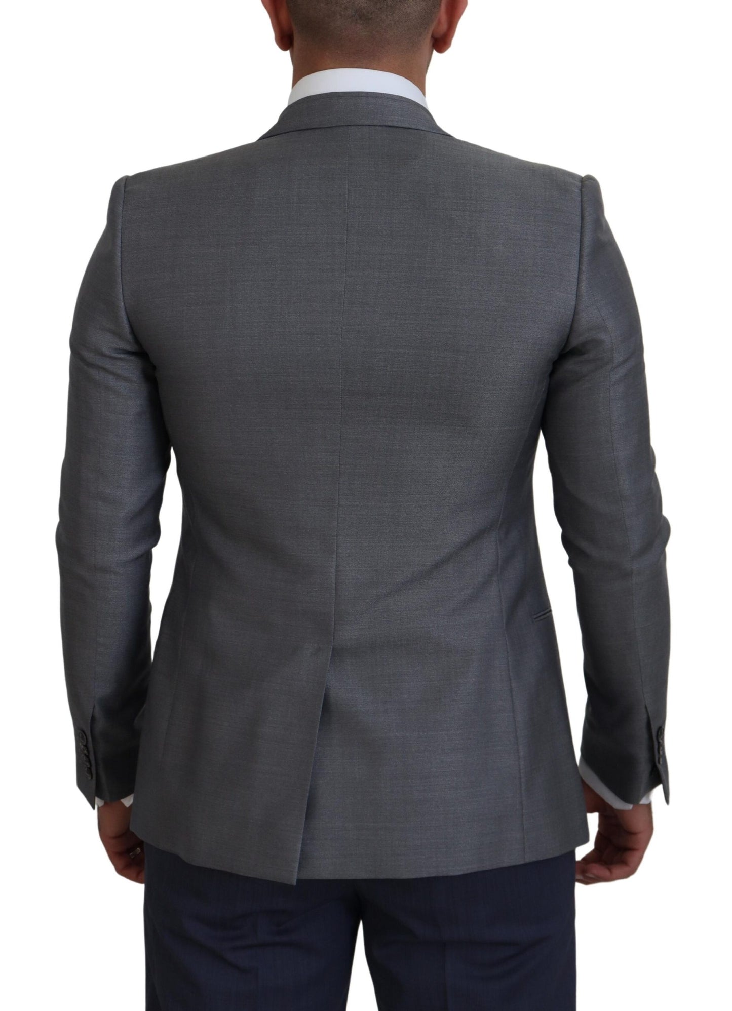 Veste blazer élégante gris clair Sicilia de Dolce &amp; Gabbana