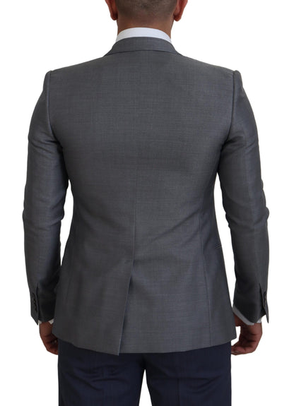 Veste blazer élégante gris clair Sicilia de Dolce &amp; Gabbana