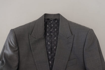 Veste blazer élégante gris clair Sicilia de Dolce &amp; Gabbana