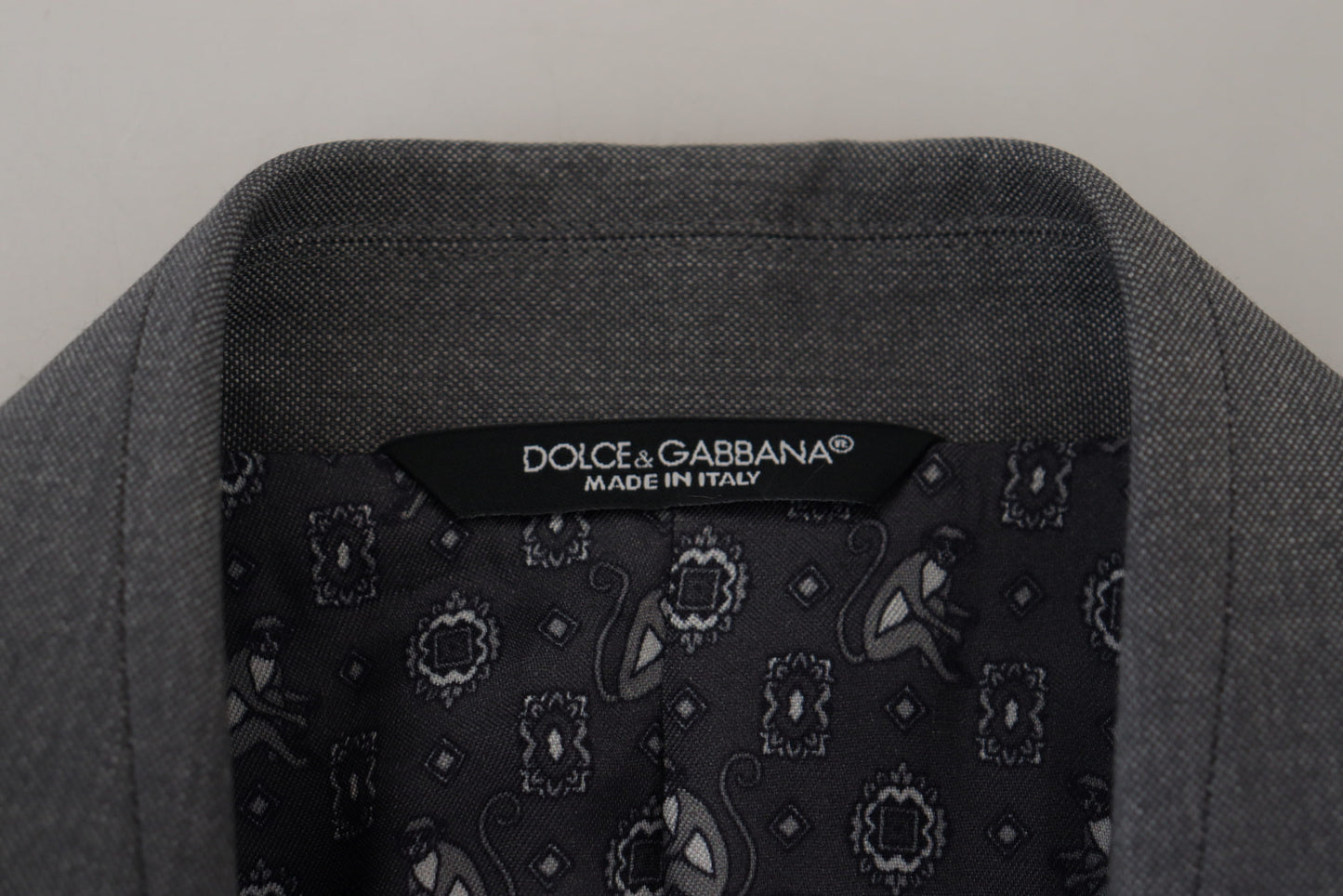 Veste blazer élégante gris clair Sicilia de Dolce &amp; Gabbana