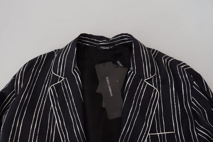 Dolce &amp; Gabbana Élégant haut de pyjama en soie Veste de détente