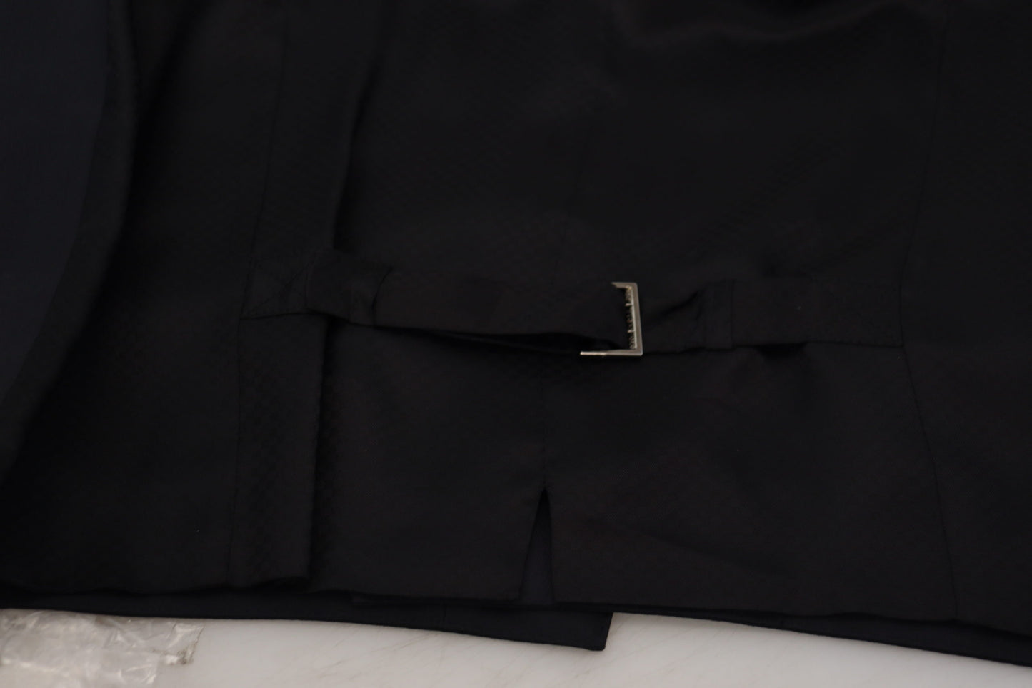 Dolce &amp; Gabbana Élégant gilet noir à boutonnage simple