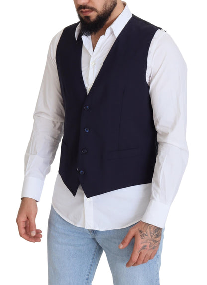Gilet élégant bleu foncé Dolce &amp; Gabbana pour robe de soirée