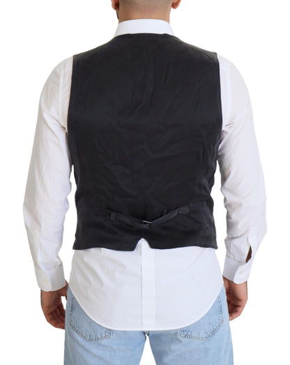 Dolce &amp; Gabbana Élégant gilet croisé noir