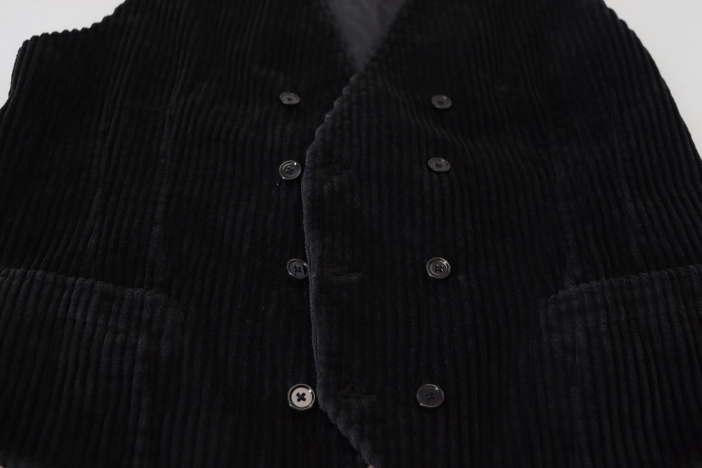 Dolce &amp; Gabbana Élégant gilet croisé noir
