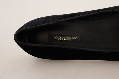 Chaussures plates élégantes en cuir verni Dolce &amp; Gabbana