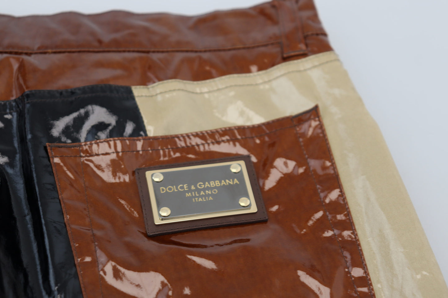 Dolce &amp; Gabbana Multicolor Shining Slim Fit Men Denim Jeans