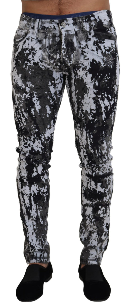 Dolce &amp; Gabbana : une extravagance en denim tie-dye multicolore