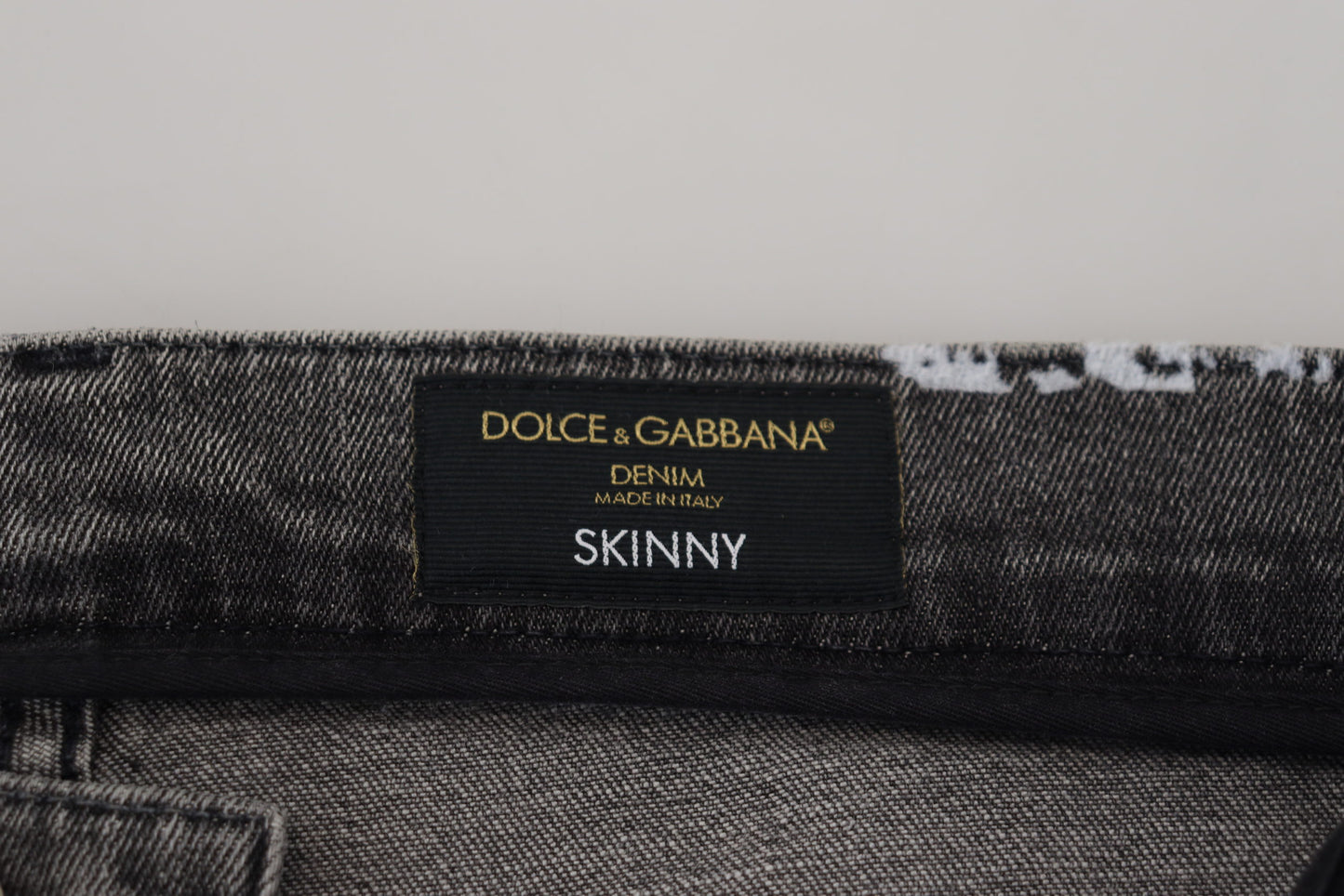 Dolce &amp; Gabbana Multicolor Cotton Tie Dye Skinny Denim Jeans