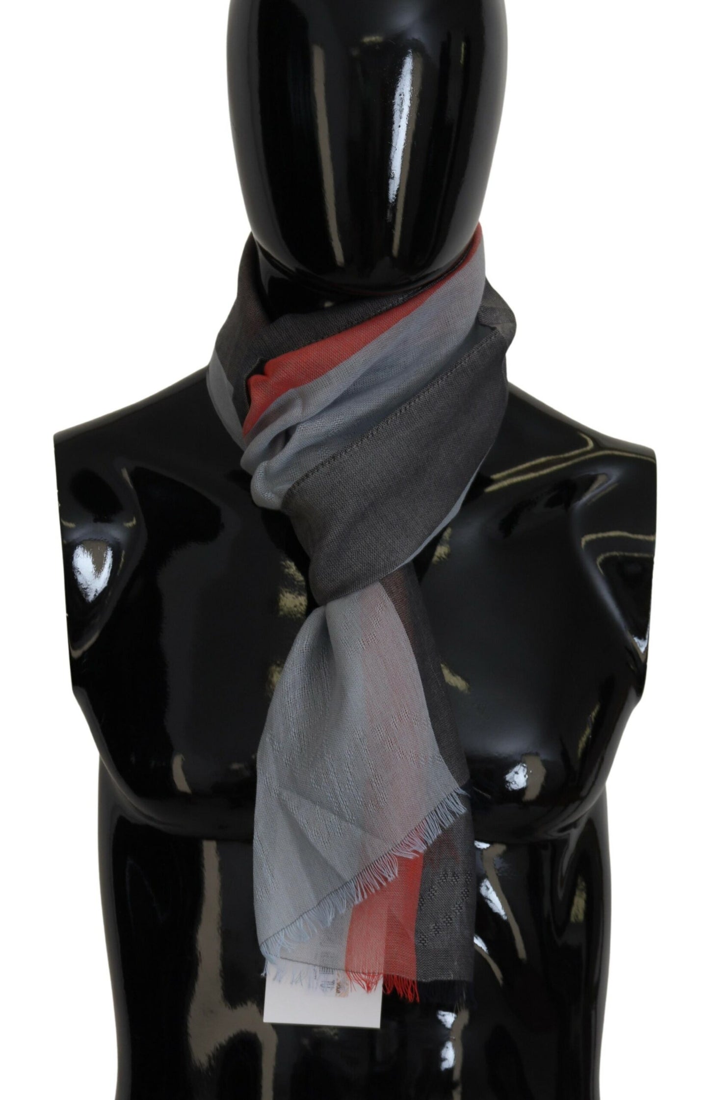 Costume National Multicolor Cotton Shawl Wrap Scarf by Costume National