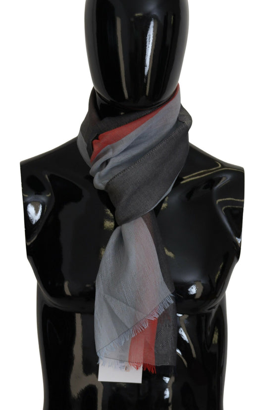 Costume National Multicolor Cotton Shawl Wrap Scarf by Costume National