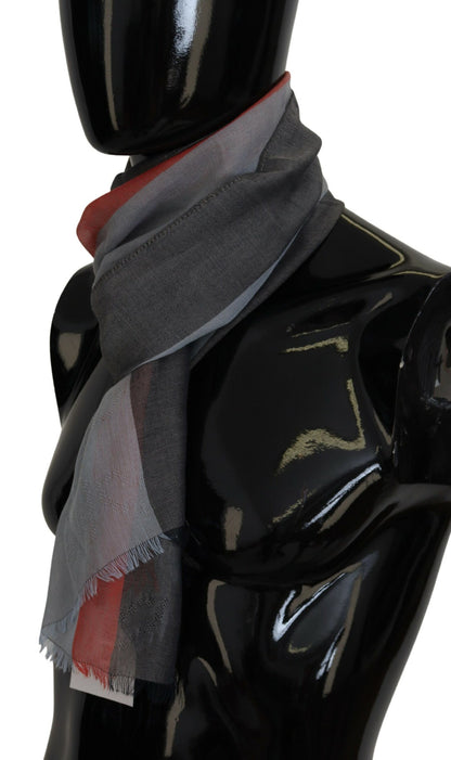 Costume National Multicolor Cotton Shawl Wrap Scarf by Costume National