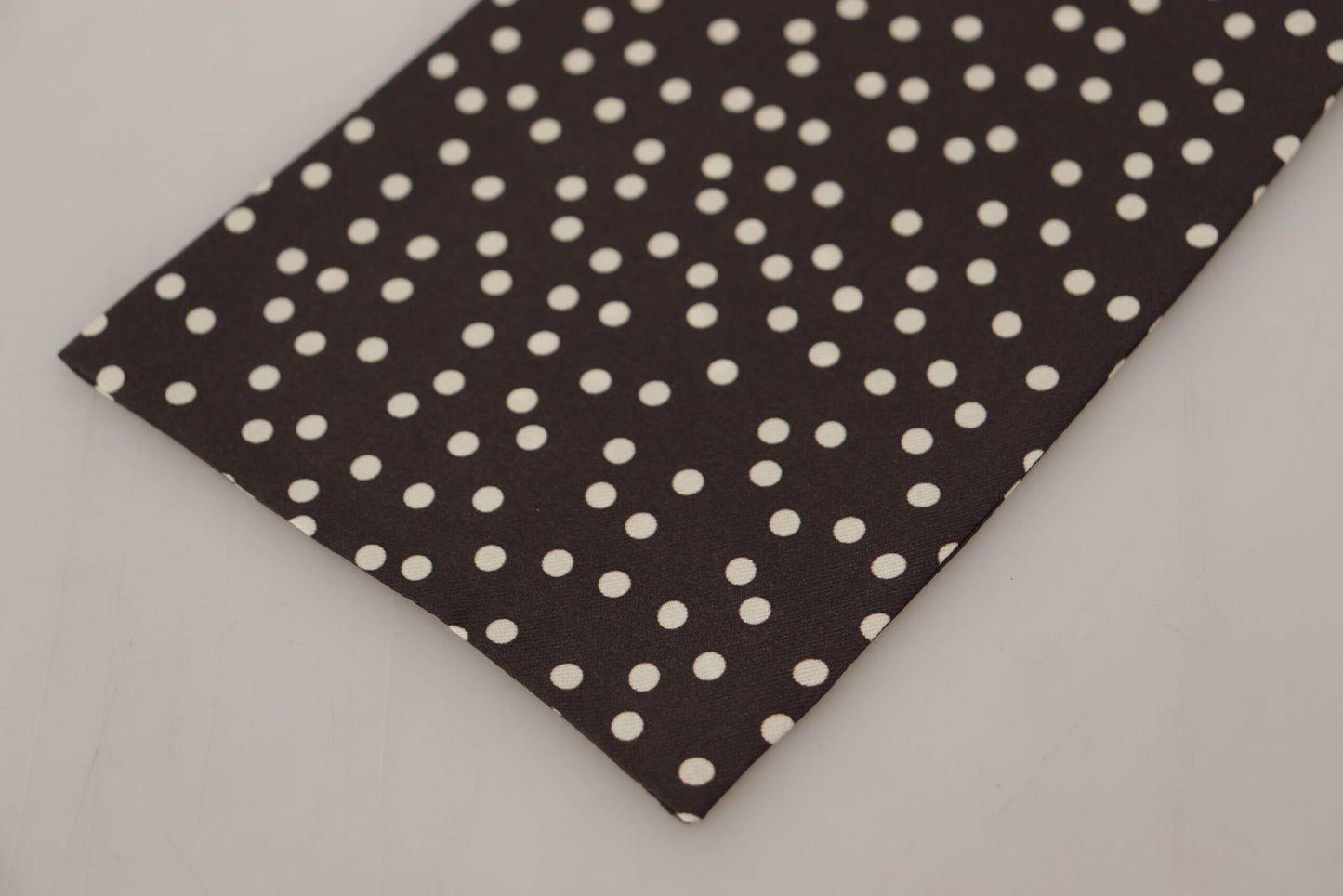 Dolce & Gabbana Brown Polka Dot Men Scarf Neck Wrap Shawl Scarf by Dolce & Gabbana