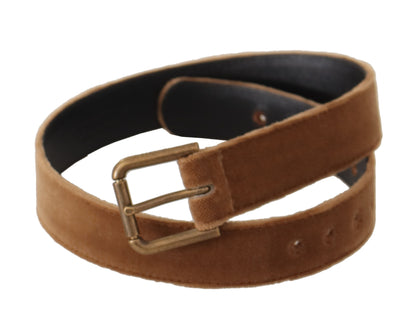 Ceinture en cuir à boucle gravée élégante Dolce &amp; Gabbana