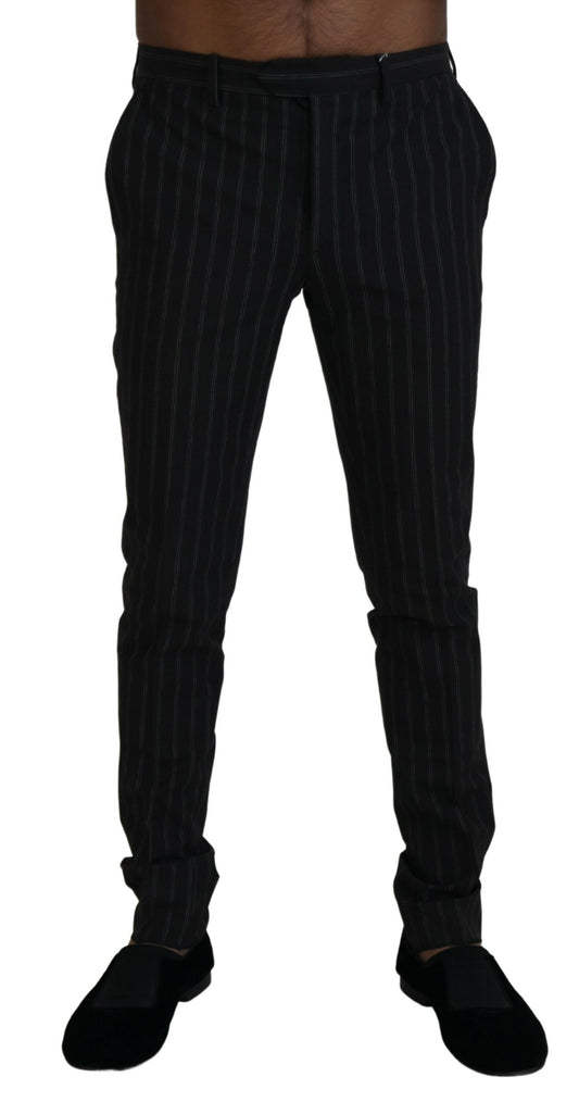 Pantalon habillé élégant en viscose à rayures BENCIVENGA pour homme