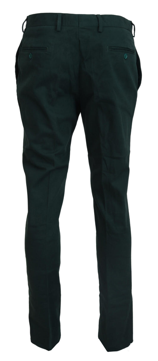 Pantalon chino élégant vert foncé BENCIVENGA