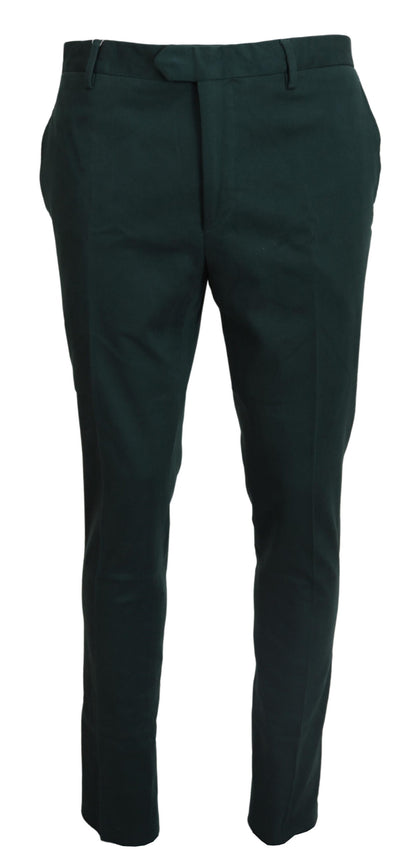 Pantalon chino élégant vert foncé BENCIVENGA