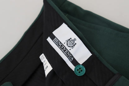Pantalon chino élégant vert foncé BENCIVENGA