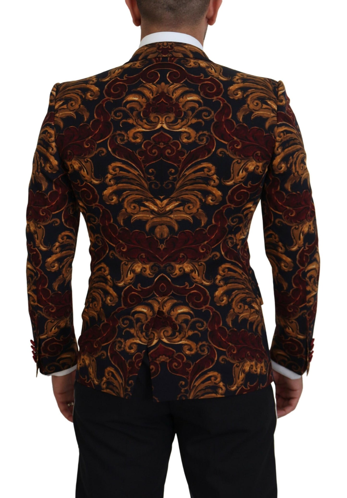 Dolce &amp; Gabbana Multicolor Floral Single Breasted Martini Blazer
