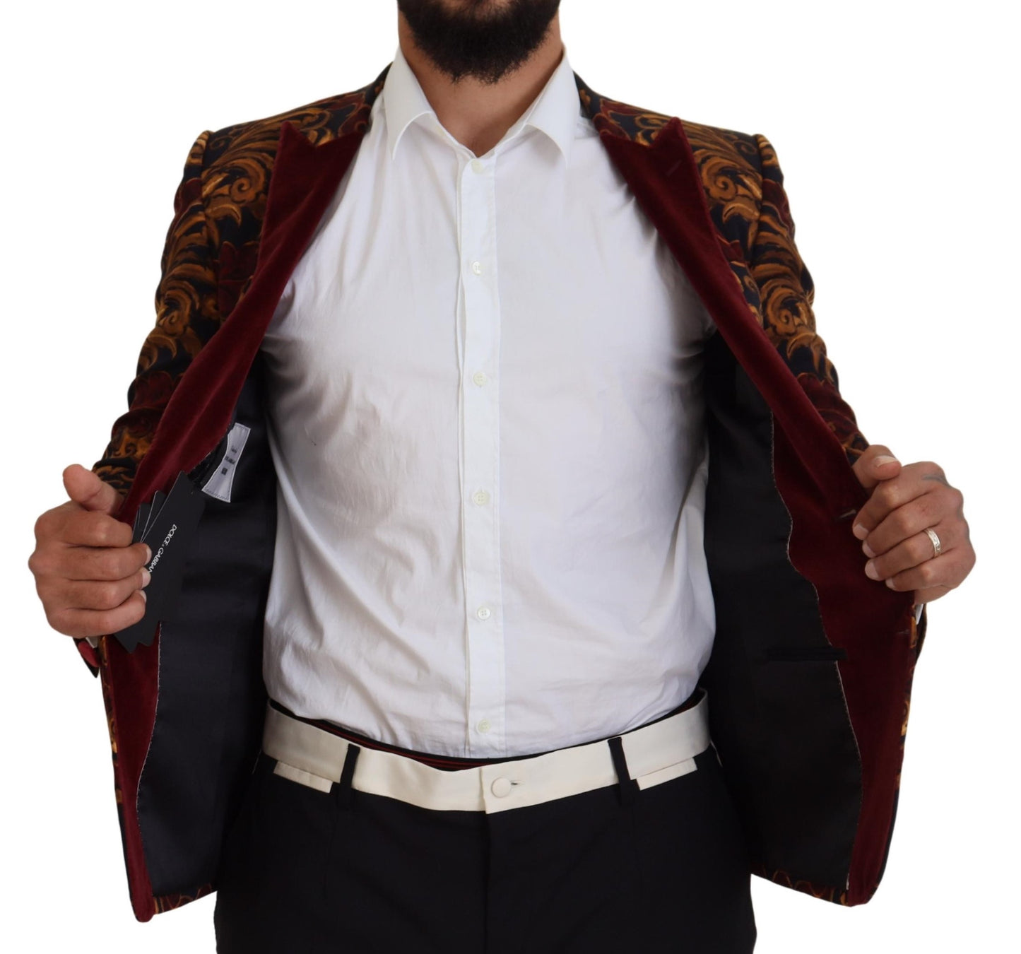 Dolce &amp; Gabbana Multicolor Floral Single Breasted Martini Blazer